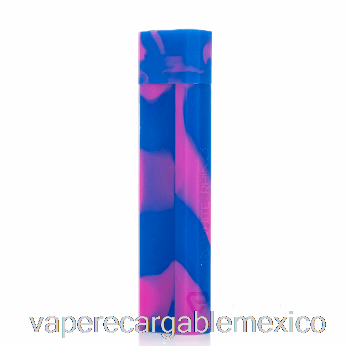 Vape Recargable Rinoceronte Blanco Silicona Dab Out [pyrex] Violeta Azul